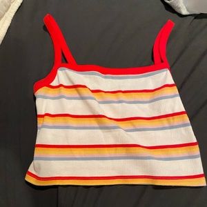 stripped tank top